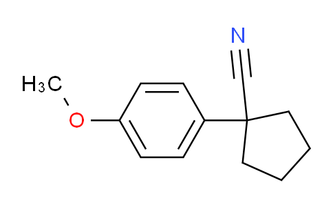 CAS No. 1206-15-1, 1-(4-Methoxyphenyl)cyclopentanecarbonitrile
