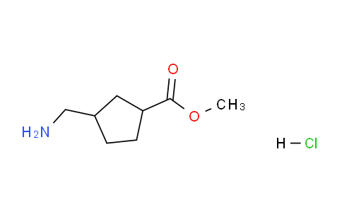 MC757277 | 2227204-94-4 | methyl 3-(aminomethyl)cyclopentane-1-carboxylate hydrochloride