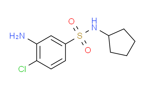 CAS No. 1017410-44-4, 3-Amino-4-chloro-N-cyclopentylbenzenesulfonamide