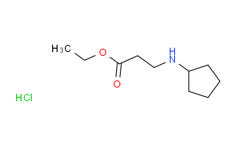 CAS No. 1176419-85-4, Ethyl 3-(cyclopentylamino)propanoate hydrochloride