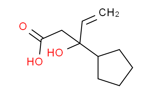 CAS No. 877133-45-4, 3-Cyclopentyl-3-hydroxypent-4-enoic acid