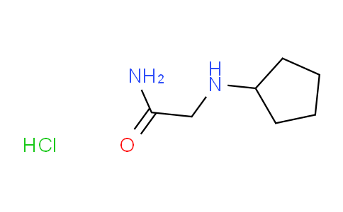CAS No. 1258639-53-0, 2-(cyclopentylamino)acetamide hydrochloride