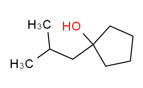 CAS No. 18369-20-5, 1-(2-methylpropyl)cyclopentan-1-ol