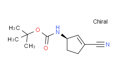 CAS No. 1536114-91-6, tert-butyl N-[(1R)-3-cyanocyclopent-2-en-1-yl]carbamate