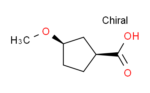 CAS No. 2166081-67-8, (1S,3R)-3-methoxycyclopentane-1-carboxylic acid
