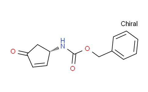 CAS No. 2306245-39-4, benzyl N-[(1S)-4-oxocyclopent-2-en-1-yl]carbamate