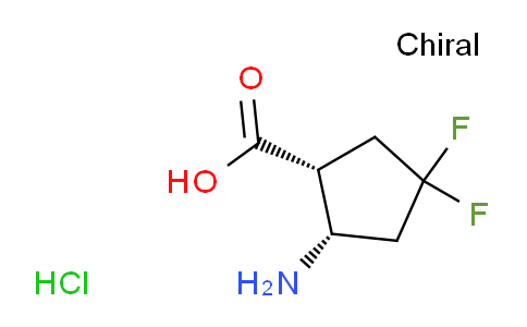 CAS No. 156292-75-0, cis-2-amino-4,4-difluoro-cyclopentanecarboxylic acid;hydrochloride