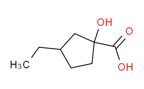 CAS No. 1094307-11-5, 3-ethyl-1-hydroxycyclopentane-1-carboxylic acid