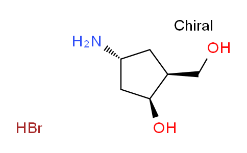 CAS No. 1113025-20-9, (1S,2S,4R)-4-amino-2-(hydroxymethyl)cyclopentan-1-ol hydrobromide