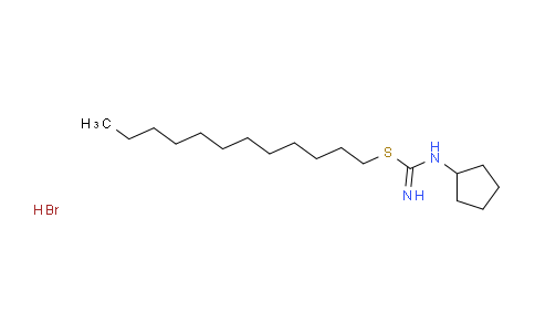 CAS No. 1181458-85-4, 1-cyclopentyl-2-dodecyl-isothiourea;hydrobromide