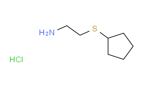 CAS No. 1258649-87-4, 2-(cyclopentylsulfanyl)ethan-1-amine hydrochloride
