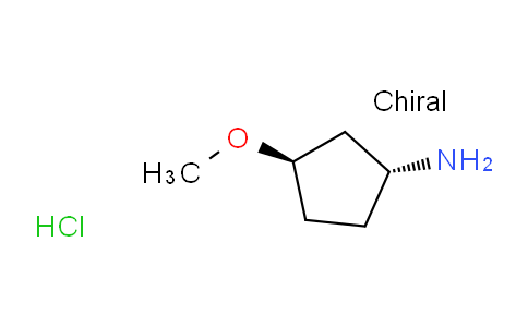 CAS No. 1821430-32-3, (1R,3R)-3-methoxycyclopentanamine;hydrochloride