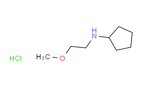 CAS No. 1235440-39-7, N-(2-methoxyethyl)cyclopentanamine hydrochloride