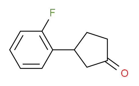 CAS No. 1181615-31-5, 3-(2-Fluorophenyl)cyclopentanone