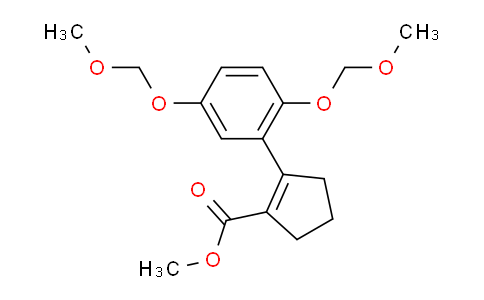 CAS No. 533884-39-8, methyl 2-(2,5-bis(methoxymethoxy)phenyl)cyclopent-1-enecarboxylate