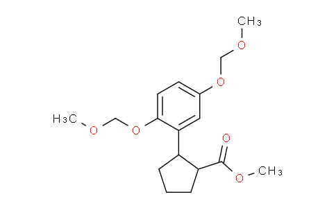 CAS No. 533884-51-4, methyl 2-[2,5-bis(methoxymethoxy)phenyl]cyclopentane-1-carboxylate