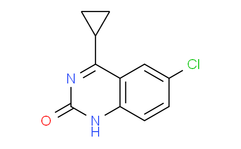 CAS No. 150878-36-7, 6-chloro-4-cyclopropylquinazolin-2(1H)-one