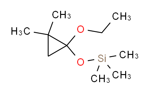 CAS No. 178440-22-7, (1-ethoxy-2,2-dimethylcyclopropoxy)trimethylsilane