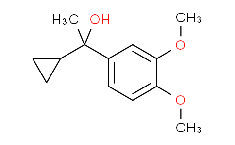 CAS No. 1339438-00-4, 1-cyclopropyl-1-(3,4-dimethoxyphenyl)ethanol