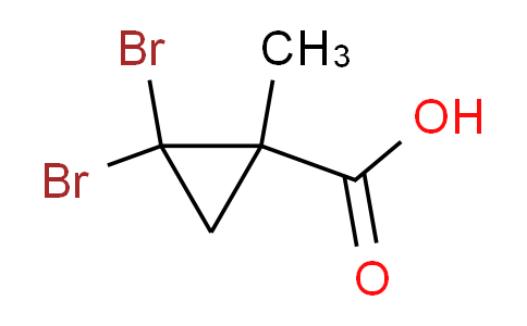 CAS No. 5365-21-9, 2,2-dibromo-1-methylcyclopropanecarboxylic acid