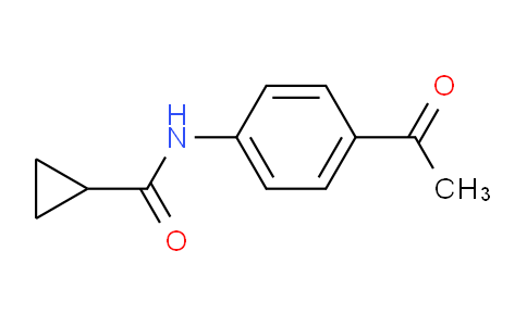 CAS No. 23845-08-1, N-(4-acetylphenyl)cyclopropanecarboxamide