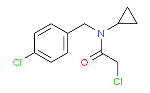 CAS No. 1177199-20-0, 2-chloro-N-(4-chlorobenzyl)-N-cyclopropylacetamide