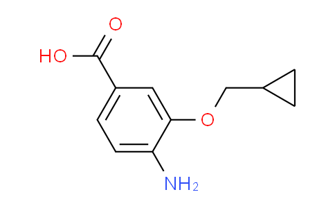 CAS No. 1154383-17-1, 4-amino-3-(cyclopropylmethoxy)benzoic acid