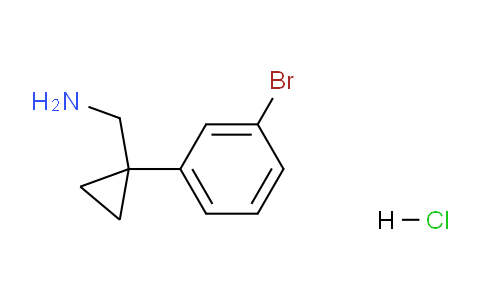 CAS No. 1211373-43-1, (1-(3-bromophenyl)cyclopropyl)methanamine hydrochloride
