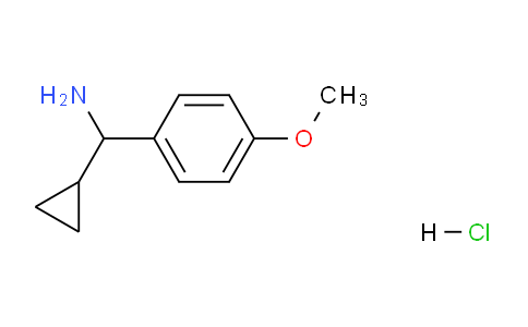 CAS No. 58271-59-3, cyclopropyl(4-methoxyphenyl)methanamine hydrochloride