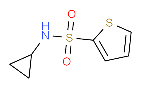 CAS No. 618392-62-4, N-cyclopropylthiophene-2-sulfonamide
