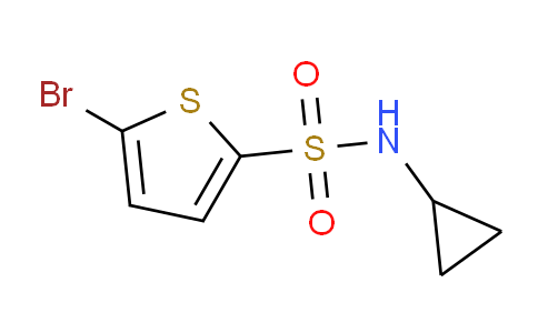 CAS No. 81597-70-8, 5-bromo-N-cyclopropylthiophene-2-sulfonamide