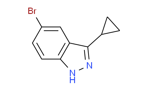 CAS No. 911305-80-1, 5-bromo-3-cyclopropyl-1H-indazole