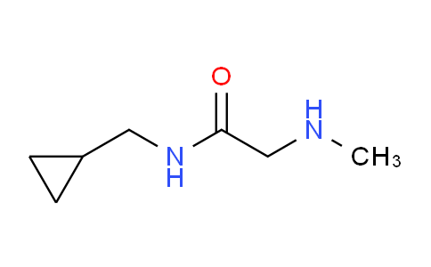 CAS No. 1016764-96-7, N-(cyclopropylmethyl)-2-(methylamino)acetamide