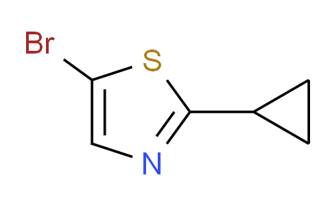 CAS No. 1086382-42-4, 5-bromo-2-cyclopropylthiazole