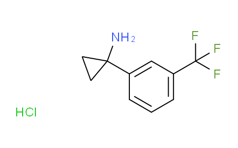 CAS No. 1108698-58-3, 1-(3-(trifluoromethyl)phenyl)cyclopropan-1-amine hydrochloride