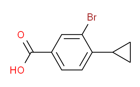 CAS No. 1131622-50-8, 3-bromo-4-cyclopropylbenzoic acid