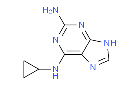 CAS No. 120503-69-7, N6-cyclopropyl-9H-purine-2,6-diamine