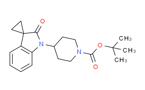 CAS No. 1358667-55-6, tert-butyl 4-(2'-oxospiro[cyclopropane-1,3'-indolin]-1'-yl)piperidine-1-carboxylate