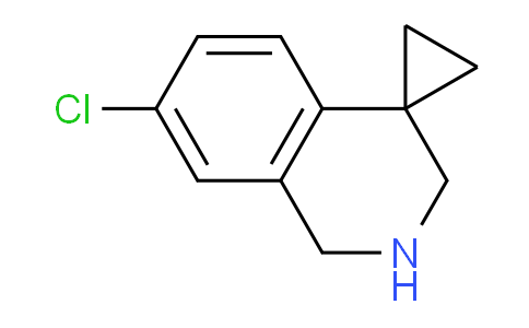 CAS No. 885269-29-4, 7'-Chloro-2',3'-dihydro-1'H-spiro[cyclopropane-1,4'-isoquinoline]