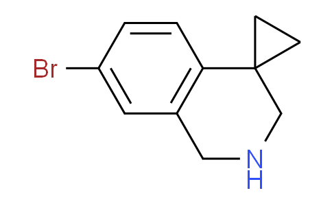 CAS No. 885269-31-8, 7'-Bromo-2',3'-dihydro-1'H-spiro[cyclopropane-1,4'-isoquinoline]