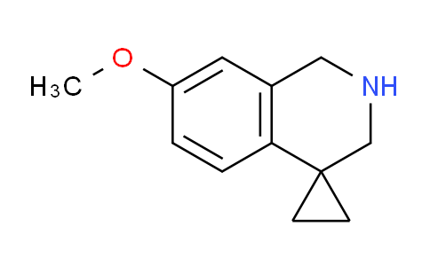 885269-33-0 | 7'-methoxy-2',3'-dihydro-1'H-spiro[cyclopropane-1,4'-isoquinoline]