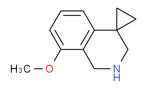 CAS No. 885269-39-6, 8'-methoxy-2',3'-dihydro-1'H-spiro[cyclopropane-1,4'-isoquinoline]