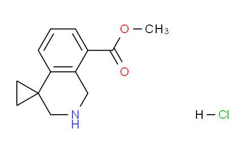 CAS No. 1203683-18-4, methyl 2',3'-dihydro-1'H-spiro[cyclopropane-1,4'-isoquinoline]-8'-carboxylate hydrochloride
