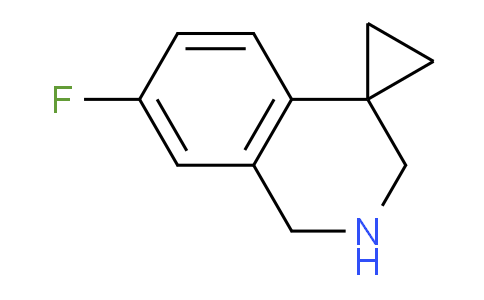 CAS No. 1203683-68-4, 7'-Fluoro-2',3'-dihydro-1'H-spiro[cyclopropane-1,4'-isoquinoline]