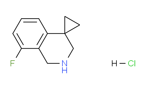 CAS No. 1203683-74-2, 8'-Fluoro-2',3'-dihydro-1'H-spiro[cyclopropane-1,4'-isoquinoline] hydrochloride