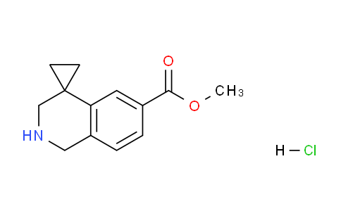 CAS No. 1203686-90-1, methyl 2',3'-dihydro-1'H-spiro[cyclopropane-1,4'-isoquinoline]-6'-carboxylate hydrochloride