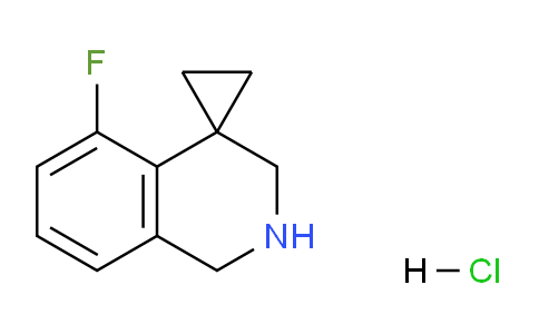 CAS No. 1203684-97-2, 5'-Fluoro-2',3'-dihydro-1'H-spiro[cyclopropane-1,4'-isoquinoline] hydrochloride