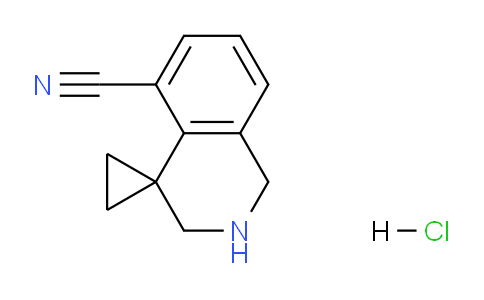 CAS No. 1203685-03-3, 2',3'-dihydro-1'H-spiro[cyclopropane-1,4'-isoquinoline]-5'-carbonitrile hydrochloride