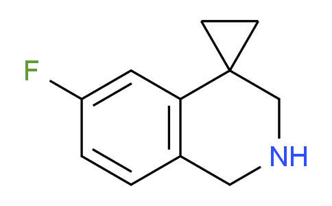 CAS No. 1203685-57-7, 6'-Fluoro-2',3'-dihydro-1'H-spiro[cyclopropane-1,4'-isoquinoline]