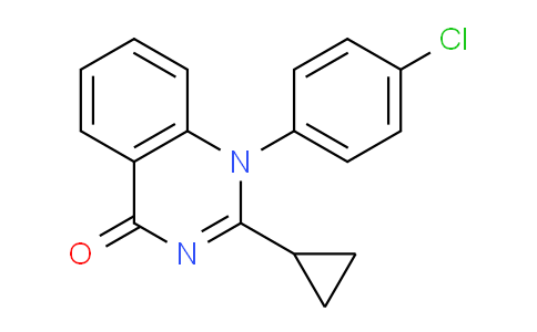 CAS No. 95216-40-3, 1-(4-chlorophenyl)-2-cyclopropylquinazolin-4(1H)-one